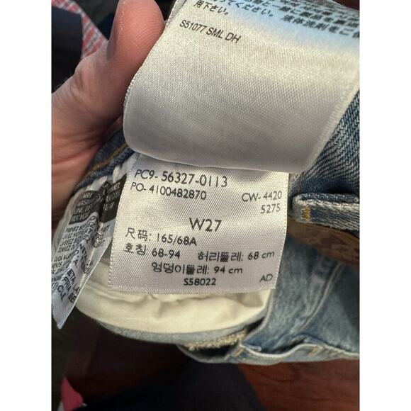 Levi’s 501 Cut off Denim Shorts Womens Size 27 - Picture 5 of 8